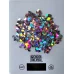 Блестки голографические Единорог серебряный Макси для слайма в упаковке 16 гр с фото