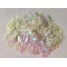 Блестки голографические Русалочка бело-розовая Макси для слайма в упаковке 20 гр с фото