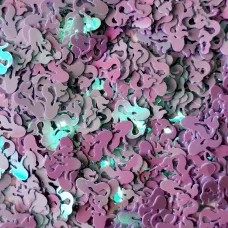 Блестки голографические Русалочка фиолетовая Макси для слайма в упаковке 20 гр