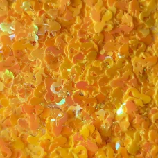 Блестки голографические Русалочка желтая Макси для слайма в упаковке 20 гр