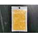 Блестки голографические Сердечки желтые Миди для слайма в упаковке 20 гр с фото