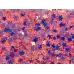 Блестки голографические Звездочки розовые Макси для слайма в упаковке 20 гр с фото