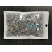 Блестки голографические Звездочки серебряные Миди для слайма в упаковке 20 гр с фото