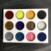 Блестки Песок набор 12 цветов для слайма глиттер в баночках 60 гр с фото