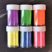 Блестки Песок набор 6 цветов для слайма глиттер в баночках 120 гр с фото