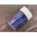 Блестки Песок синие для слайма глиттер в баночке 20 гр с фото