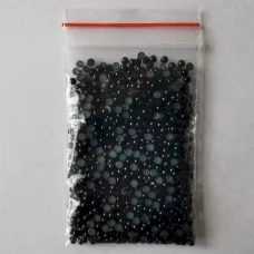 Бульонки черные 2 мм для слайма в упаковке 10 гр