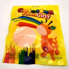 Глина Colour Fun Foam Clay персиковая 40 гр для слайма