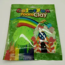 Глина Colour Fun Foam Clay салатовая 40 гр для слайма