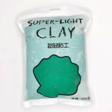 Глина Super Light Clay бирюзовая для слайма 500 гр