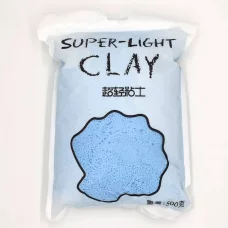 Глина Super Light Clay голубая для слайма 500 гр