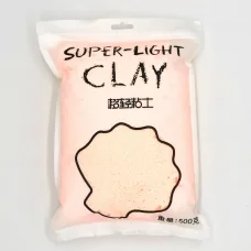 Глина Super Light Clay персиковая для слайма 500 гр