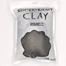 Глина Super Light Clay серая для слайма 500 гр