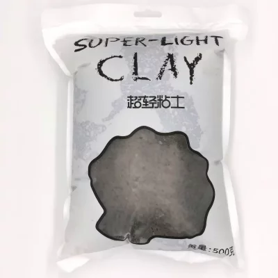 Глина Super Light Clay серая для слайма 500 гр с фото и видео