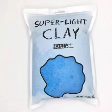 Глина Super Light Clay синяя для слайма 500 гр