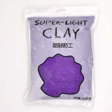 Глина Super Light Clay темно-фиолетовая для слайма 500 гр