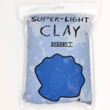 Глина Super Light Clay темно-синяя для слайма 500 гр