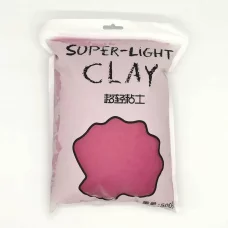Глина Super Light Clay вишневая для слайма 500 гр