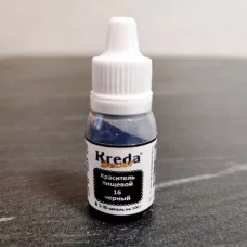 Краситель Kreda-Decor Черный гелевый для слайма 10 мл во флаконе
