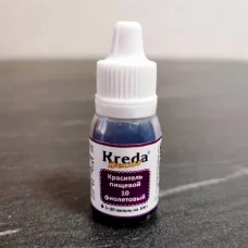 Краситель Kreda-Decor Фиолетовый гелевый для слайма 10 мл во флаконе