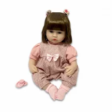 Кукла Реборн Марта Силиконовая с мягконабивным телом QA Baby 42 см