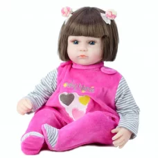 Кукла Реборн Николь Силиконовая с мягконабивным телом QA Baby 42 см