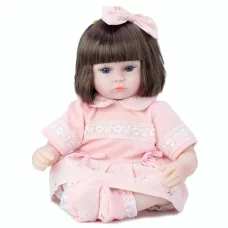 Кукла Реборн Виктория Силиконовая с мягконабивным телом QA Baby 42 см