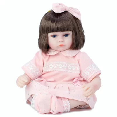 Кукла Реборн Виктория Силиконовая с мягконабивным телом QA Baby 42 см ✔