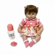 Кукла Реборн Стефания Силиконовая с мягконабивным телом QA Baby 45см