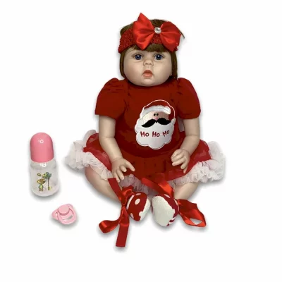 Кукла Реборн Ванесса Силиконовая с мягконабивным телом QA Baby 55 см ✔