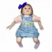 Кукла Реборн Вероника Силиконовая с мягконабивным телом QA Baby 55 см ✔