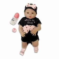 Кукла Реборн Инесса Силиконовая девочка QA Baby 55см