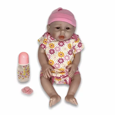 Кукла Реборн Нюша Силиконовая с виниловым телом QA Baby 52 см ✔