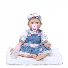 Кукла Реборн Света Силиконовая с мягконабивным телом девочка QA Baby 52 см