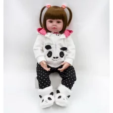 Кукла Реборн Джессика Силиконовая с мягконабивным телом девочка QA Baby 52 см