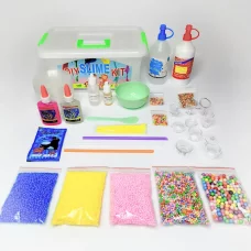 DIY Slime Kit набор 38 предметов 4 клея для слайма 