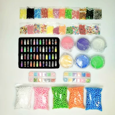 DIY Slime Kit набор 38 предметов 6 слаймов ✔