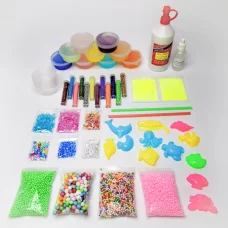 DIY Slime Kit набор 52 предмета 9 слаймов