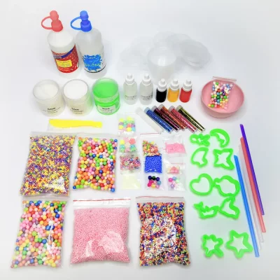 DIY Slime Kit набор 71 предмет 2 клея 3 базы для слайма ✔