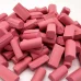 Наполнитель Фоам Чанкс розовый 20 гр для слаймов (Foam Chunks) в упаковке с фото