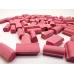 Наполнитель Фоам Чанкс розовый 20 гр для слаймов (Foam Chunks) в упаковке с фото