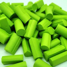 Наполнитель Фоам Чанкс зеленый 20 гр для слаймов (Foam Chunks) в упаковке