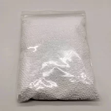 Пенопластовые шарики белые 2-3 мм для слайма 10 гр в упаковке