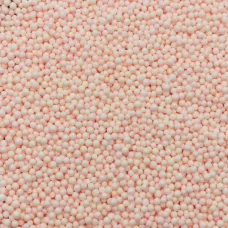 Пенопластовые шарики пастельно-розовые 2-3 мм для слайма 10 гр в упаковке
