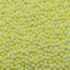 Пенопластовые шарики пастельно-желтые 4-5 мм для слайма 10 гр в упаковке