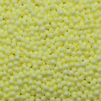 Пенопластовые шарики желтые 5-7 мм для слайма в упаковке ✔