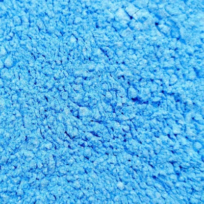 Пигмент Перламутровый Голубой для слайма в баночке 15 гр с фото