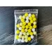 Помпончики Желтый микс 15 мм для слайма в упаковке 6 гр с фото