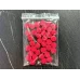 Помпончики Красные 15 мм для слайма в упаковке 6 гр с фото