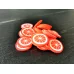 Посыпка Фимо Апельсин красный Макси для слайма в упаковке 20 гр с фото